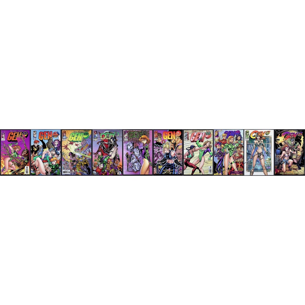 Gen 13‎ 10X Comic Lot #4 5 6 7 8 18 26 Bootleg Jim Lee Campbell Image